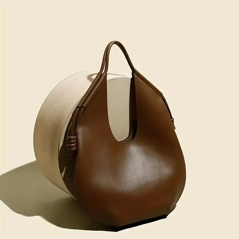 Rosie Slouchy Tote Bag | Knotted Detail Top Handle Tote Bag