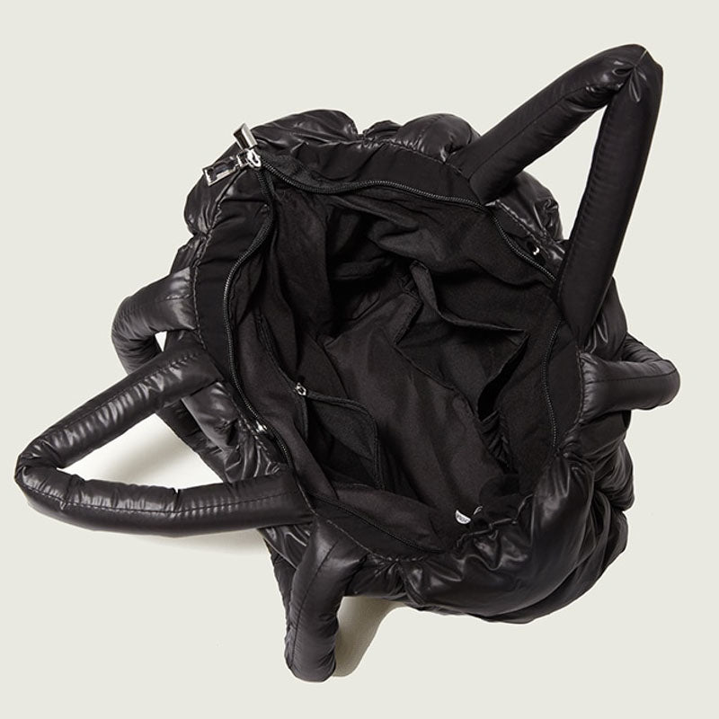 Sophia Quilted Oversized Puffer Tote Bag | Padded Tote Bag