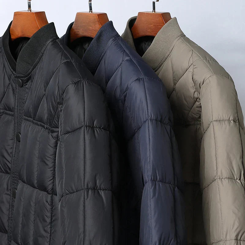 Tailored Windproof Button-Up Jacket