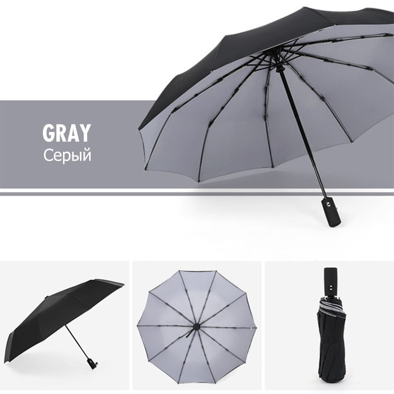 Storm-Proof Folding Umbrella – Durable Wind-Resistant Design