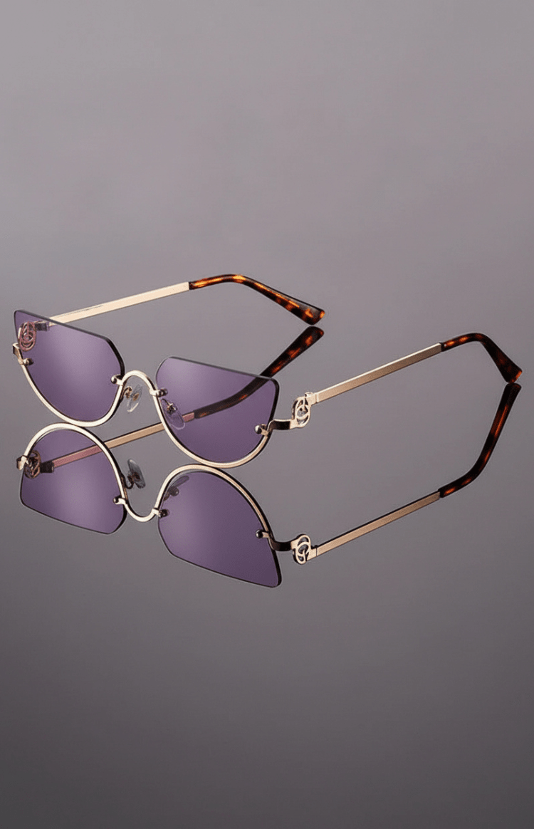 ZOÉVA – Cat Eye Sunglasses with UV400 Protection & Lightweight Metal Frames VIP
