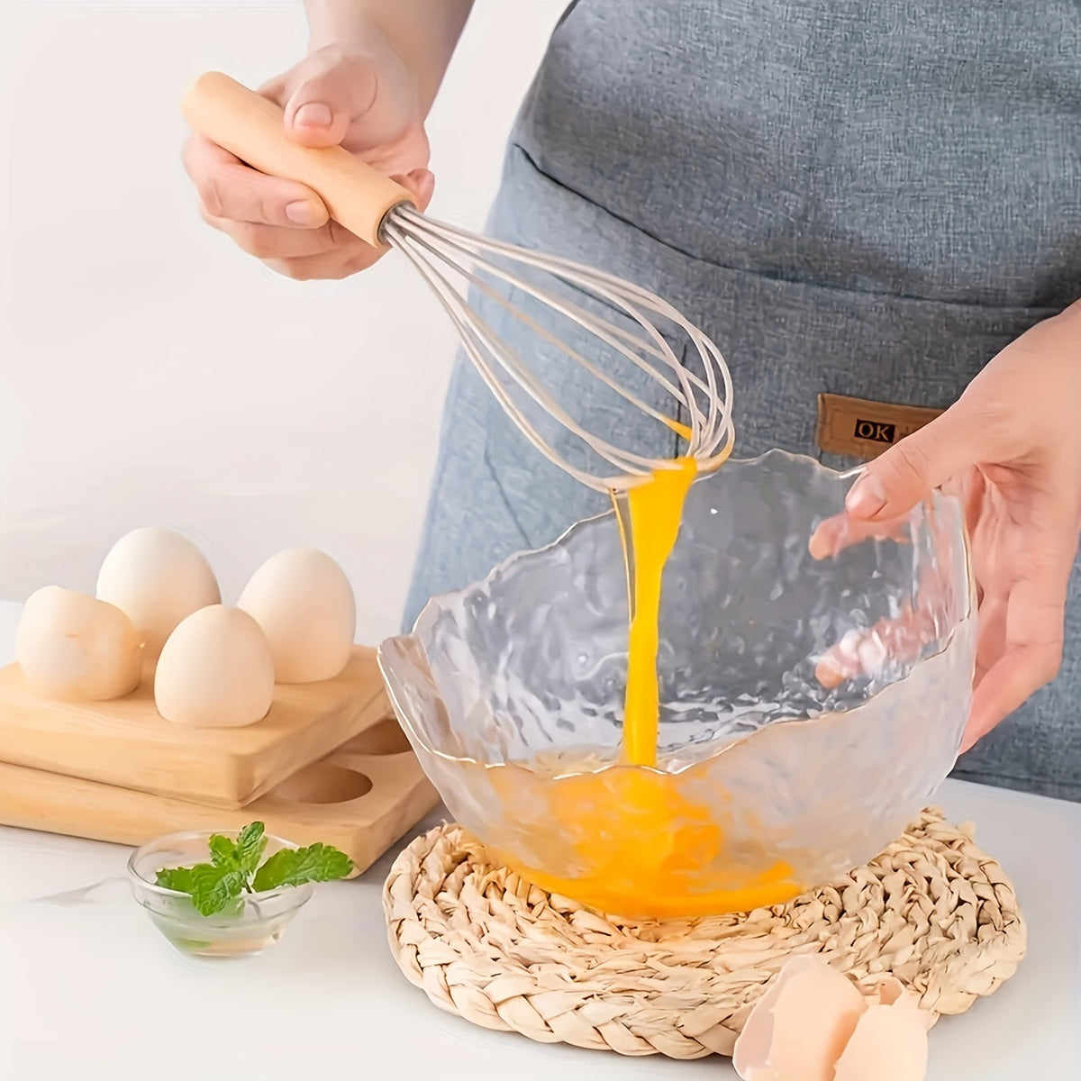 Silicone and Wood Utensil 12 Piece Set