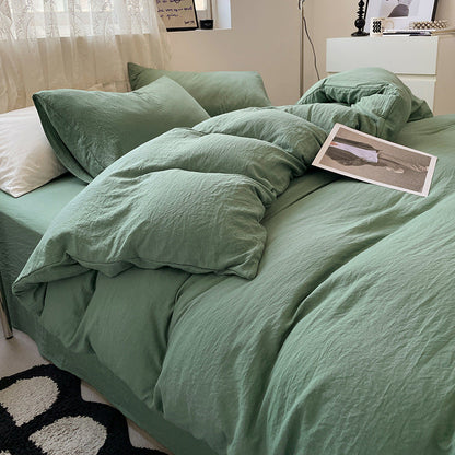 Minimalist Washed Cotton Bedding Set