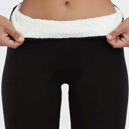 Amelia Skinny Thermal Leggings | High-Waisted Full-Length Leggings