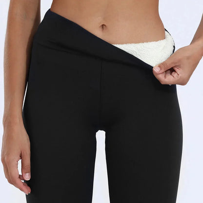 Amelia Skinny Thermal Leggings | High-Waisted Full-Length Leggings