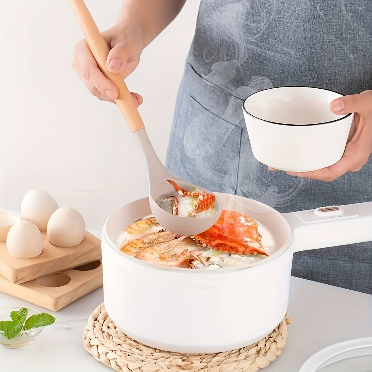 Silicone and Wood Utensil 12 Piece Set