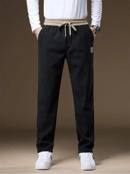 Theodore Relaxed Fit Joggers | Drawstring Waist Elastic Waistband Joggers
