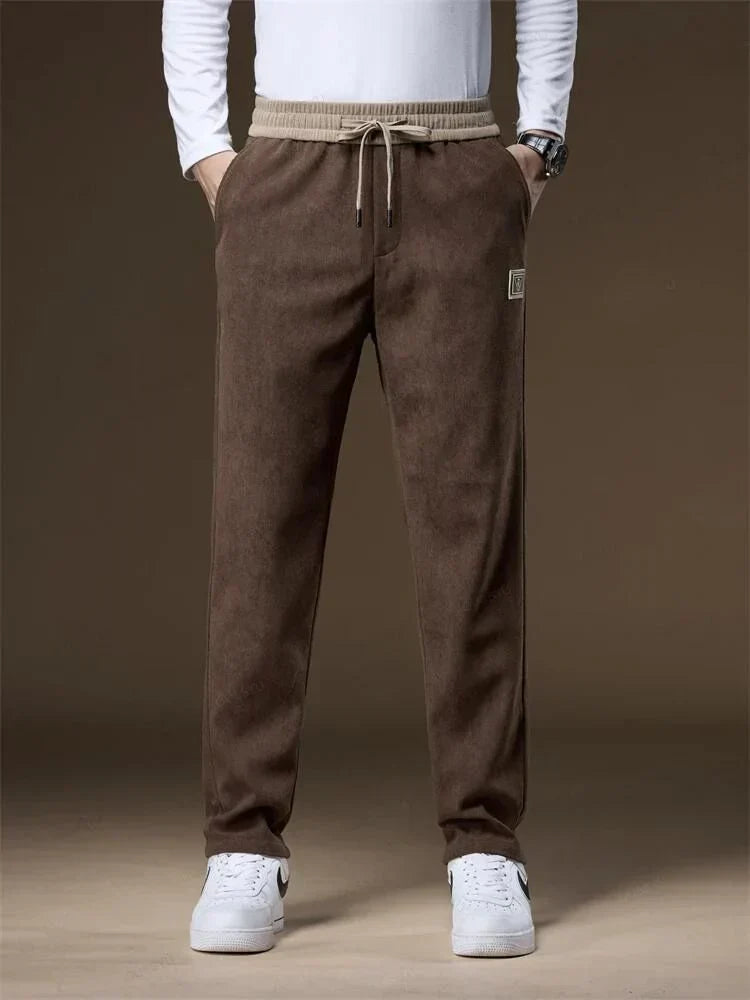 Theodore Relaxed Fit Joggers | Drawstring Waist Elastic Waistband Joggers