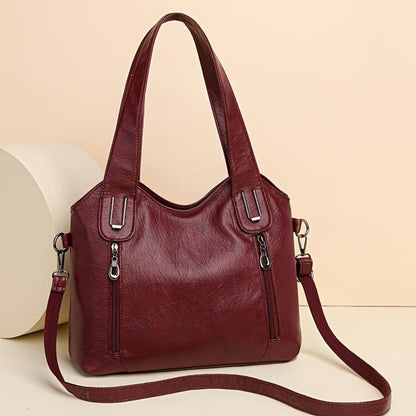 Venice Notte Vegan Handbag | Slouchy Chic Modern-Inspired Shoulder Bag