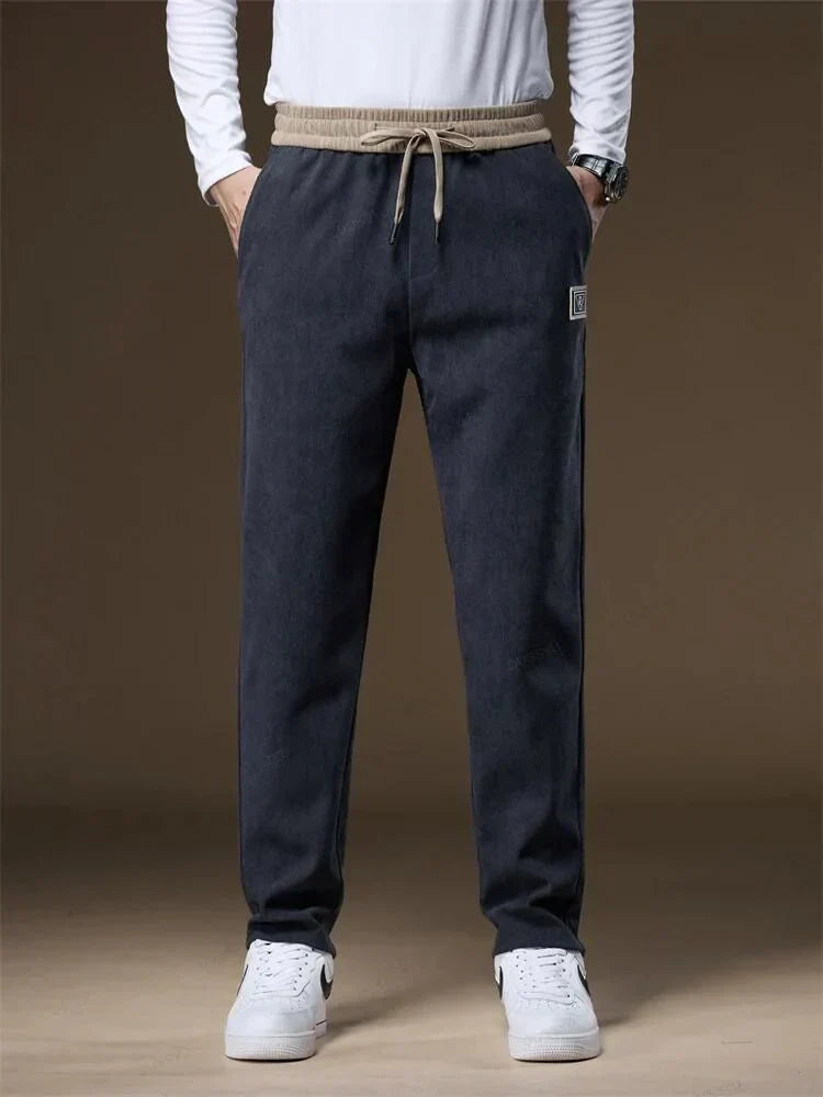 Theodore Relaxed Fit Joggers | Drawstring Waist Elastic Waistband Joggers