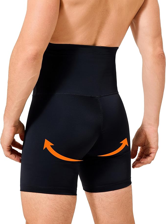 Theodore Compression Fit Shaper Shorts | High-Waist Tummy Control Shorts