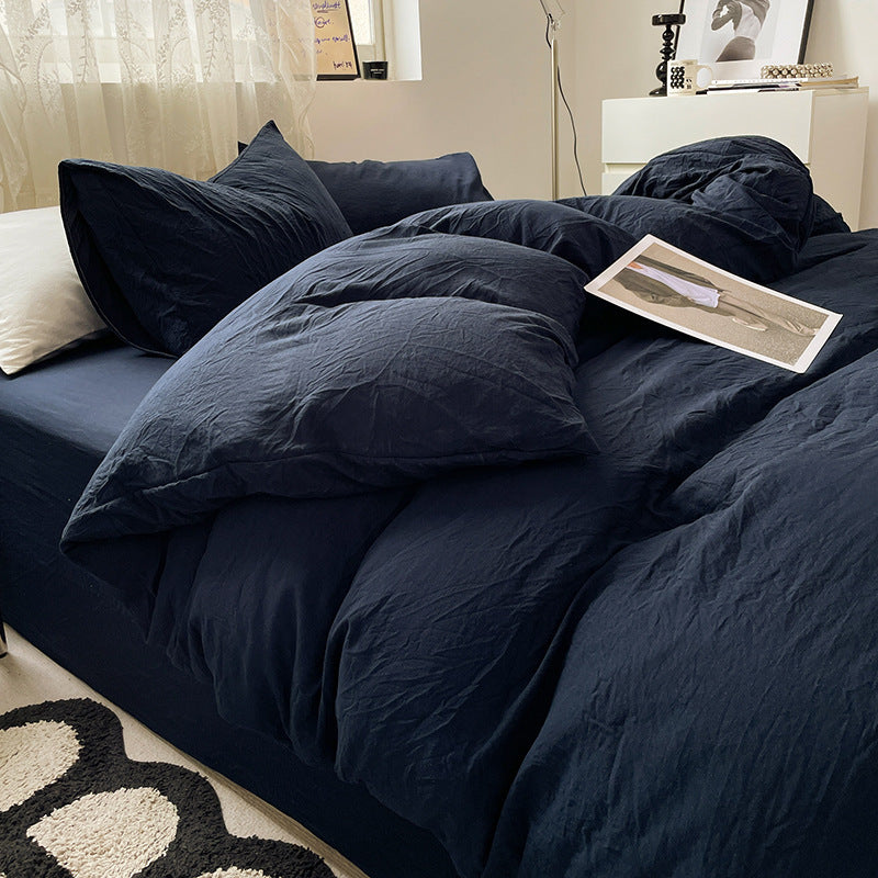 Minimalist Washed Cotton Bedding Set
