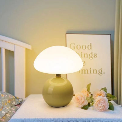 Modern Mushroom Ceramic Table Lamp