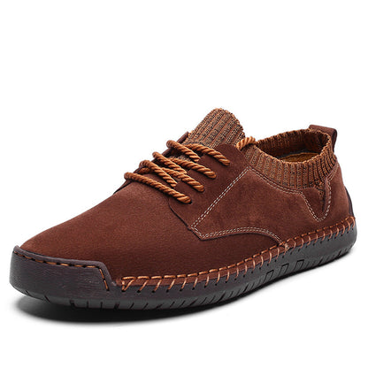 Oliver Comfort Fit Low-Top Moc-Toe Shoes | Lace-Up Solid Moc-Toe Shoes