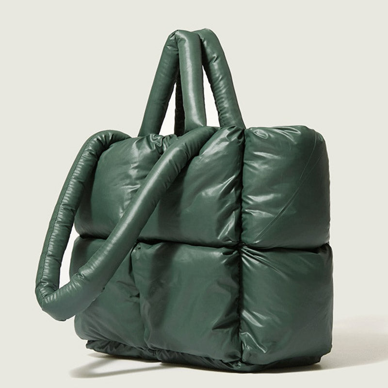 Sophia Quilted Oversized Puffer Tote Bag | Padded Tote Bag