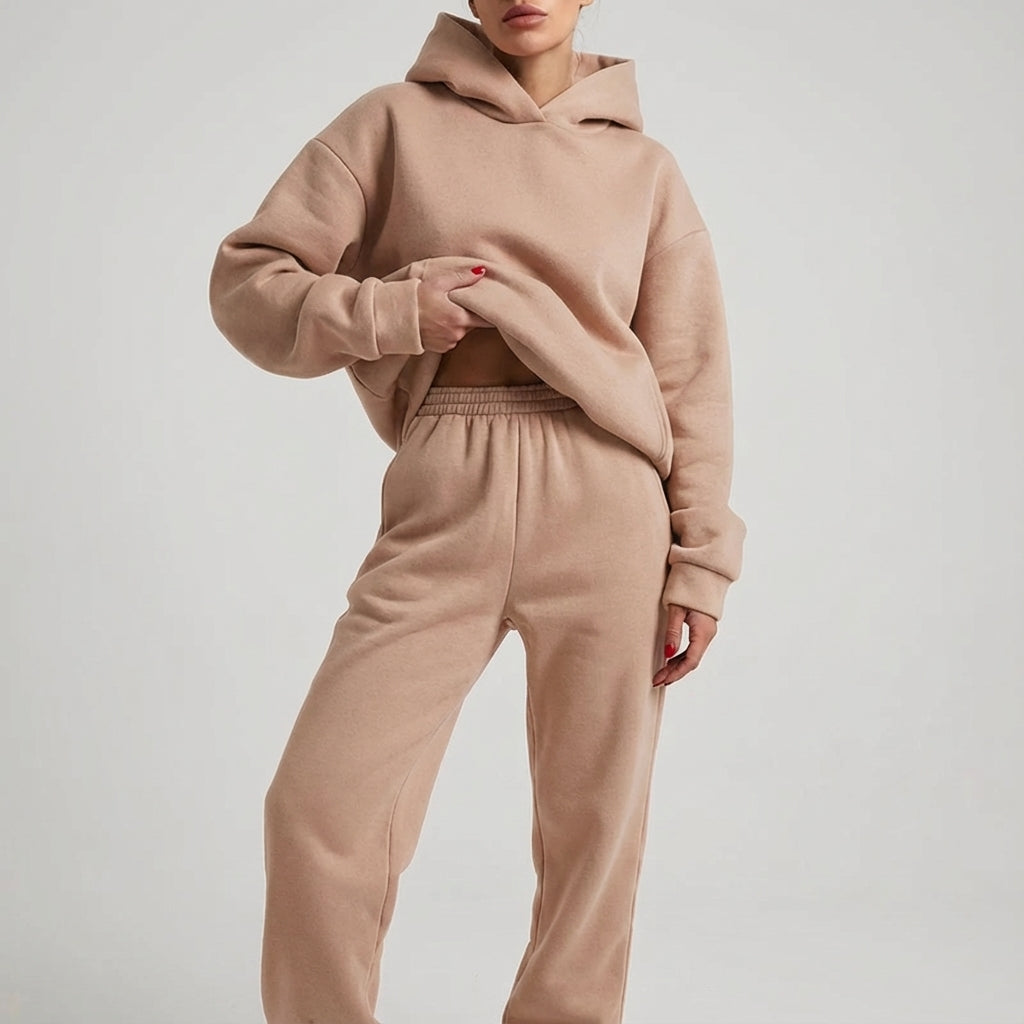 Oversized Ultra-Soft Cotton Tracksuit Set