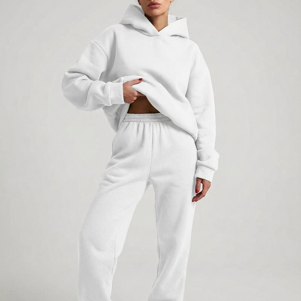 Oversized Ultra-Soft Cotton Tracksuit Set