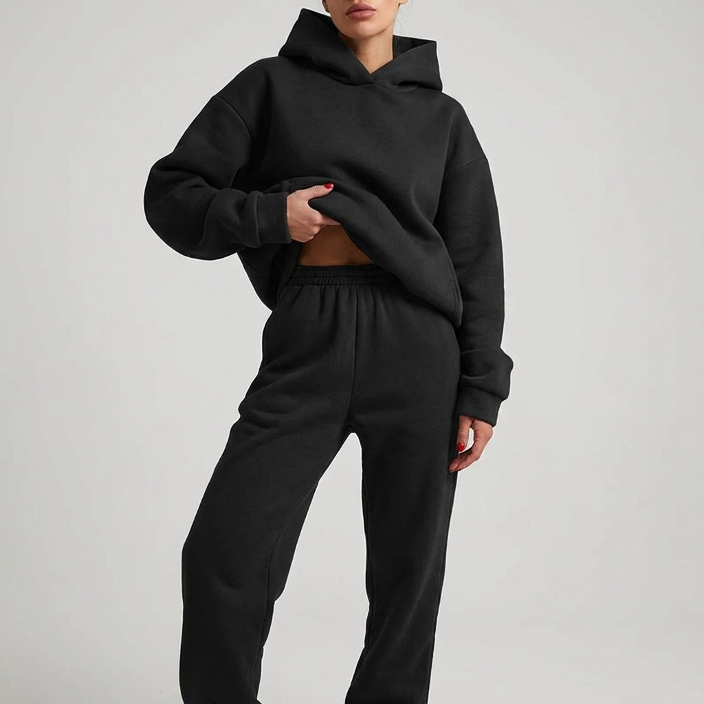 Oversized Ultra-Soft Cotton Tracksuit Set