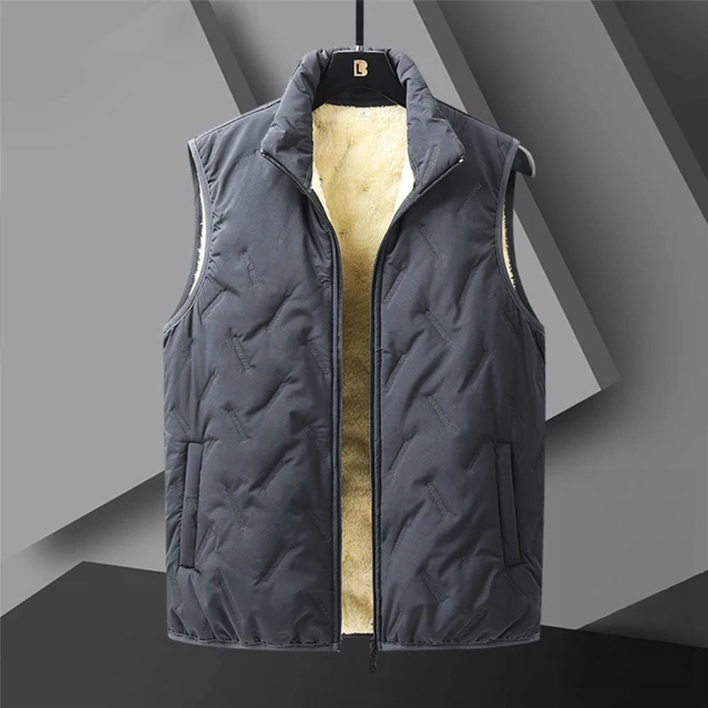 Theodore Thick Winter Vest | Insulated Windproof Cold-Weather Outerwear