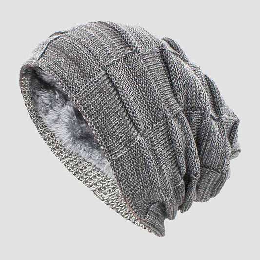 Theodore Slouchy Beanie | Knit Ribbed Slouchy Beanie