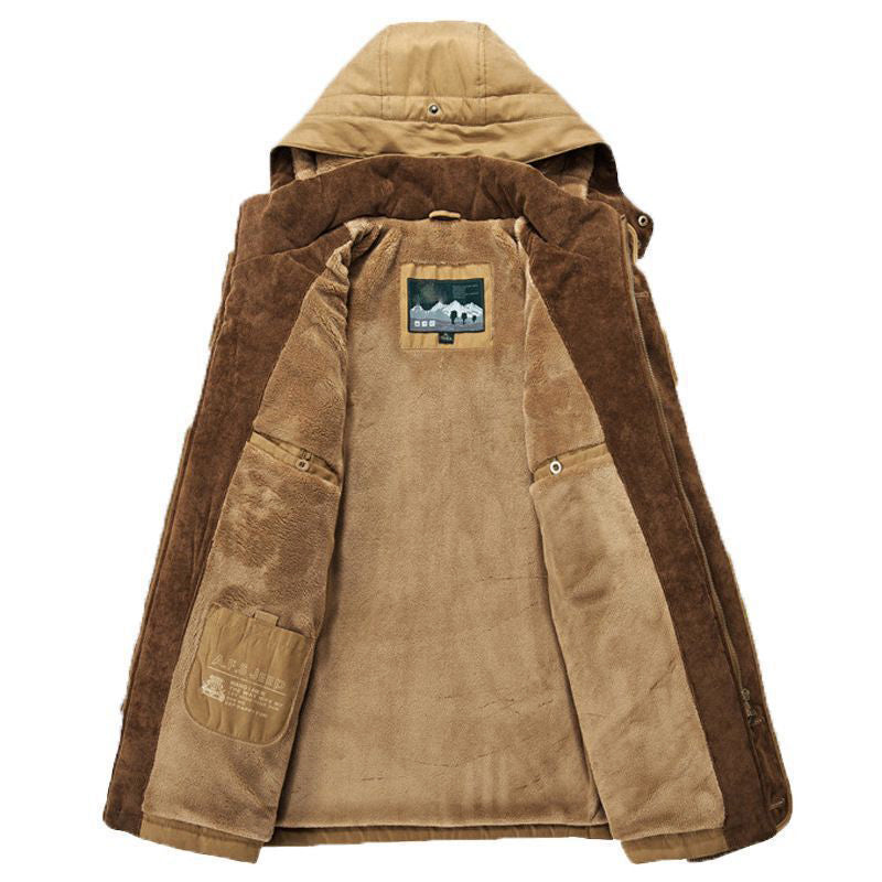 Oliver Hooded Parka | Relaxed Fit Padded Hip-Length Parka