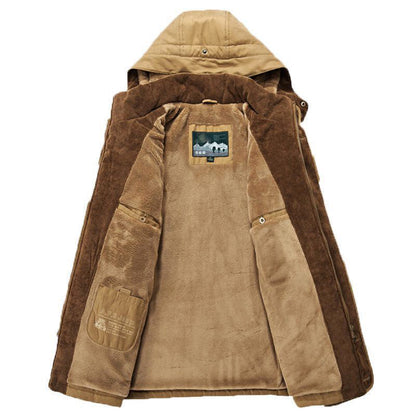Oliver Hooded Parka | Relaxed Fit Padded Hip-Length Parka