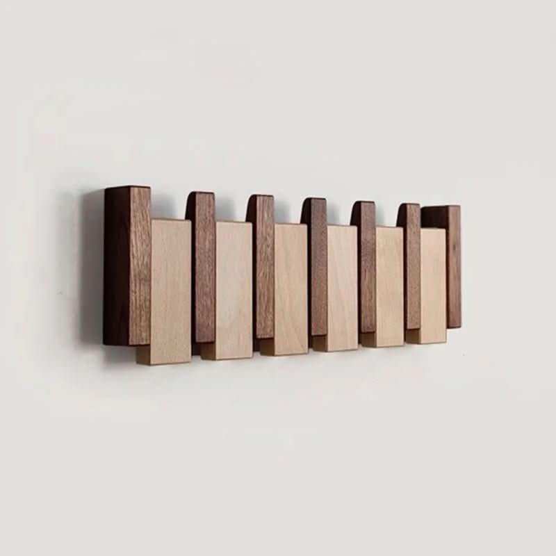 Wooden Piano Wall Hook With Multiple Pegs