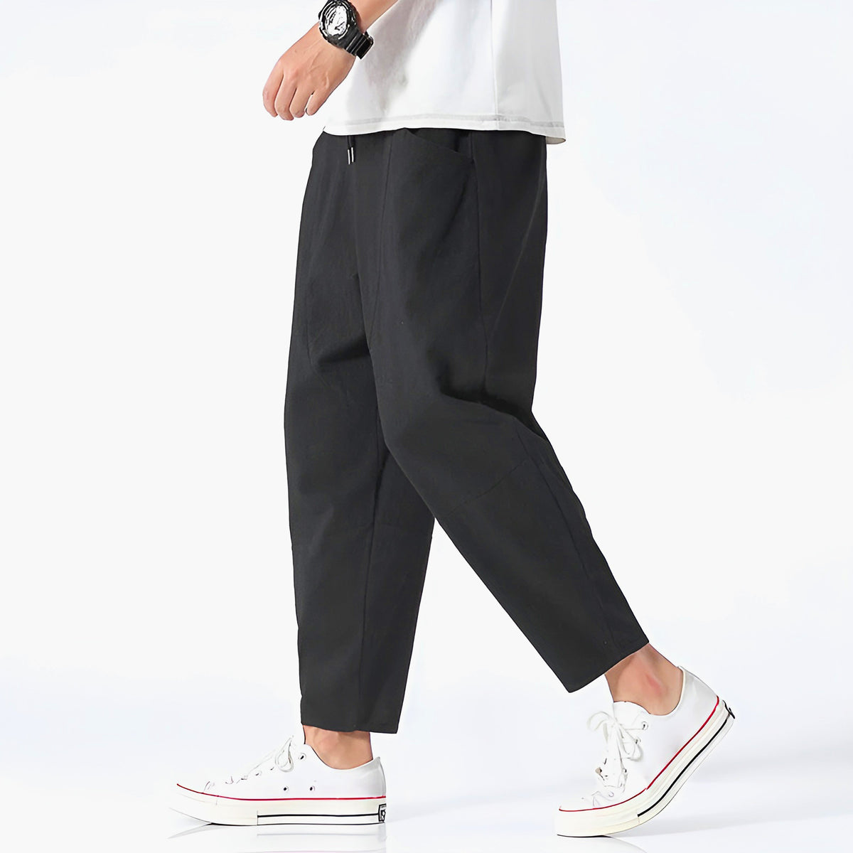 Urban - Cropped Cotton Pants