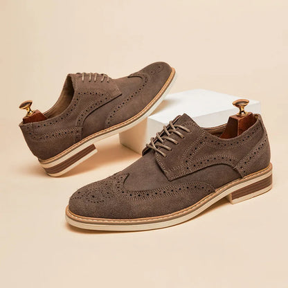 Suede Wingtip Oxford