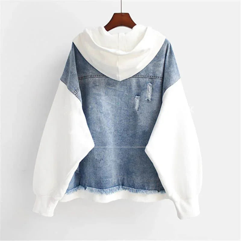 Mila Denim Hoodie