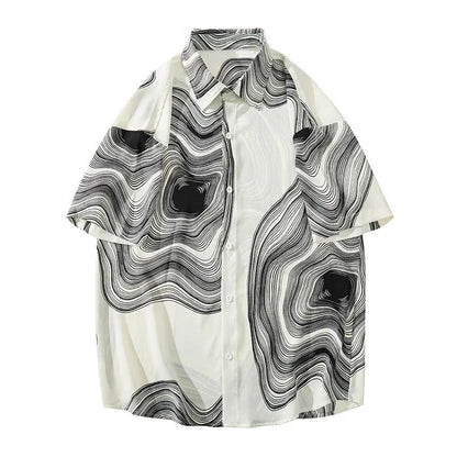 Monochrome Ripple Shirt