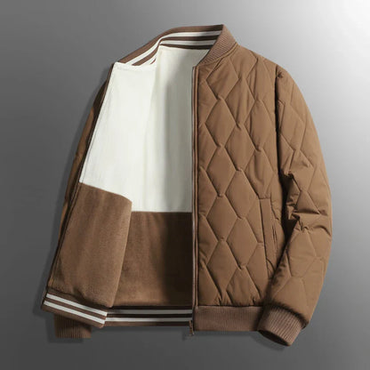 Quilted Varsity Jacket