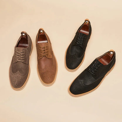 Suede Wingtip Oxford
