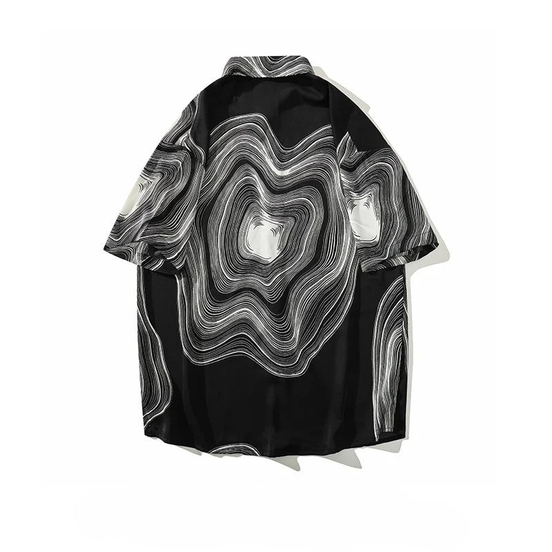 Monochrome Ripple Shirt
