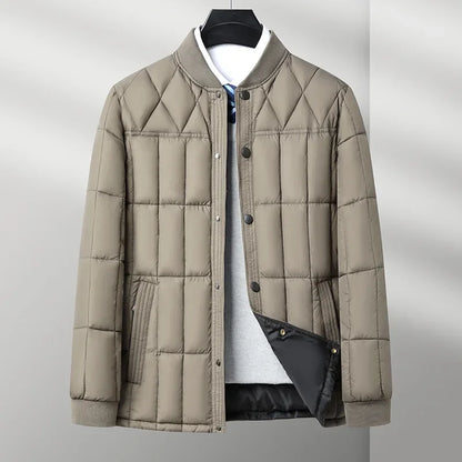Tailored Windproof Button-Up Jacket