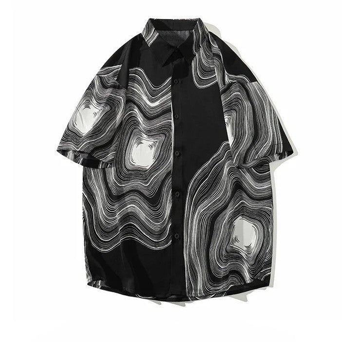 Monochrome Ripple Shirt