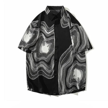 Monochrome Ripple Shirt