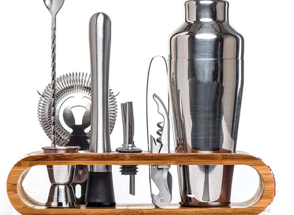 Stirré Elite Cocktail Set – Luxury Metallic Bar Kit Essentials