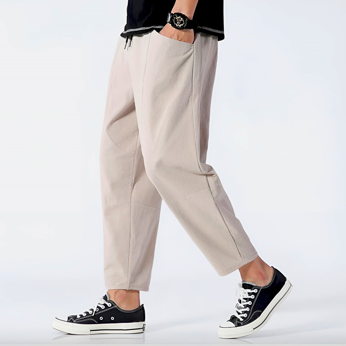 Urban - Cropped Cotton Pants