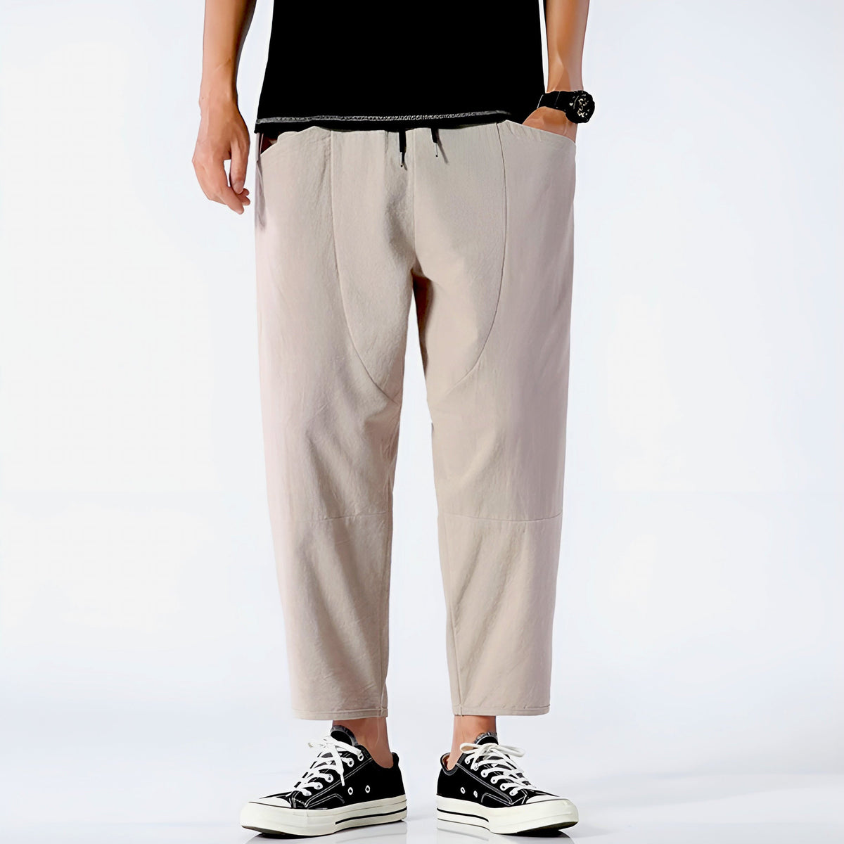 Urban - Cropped Cotton Pants