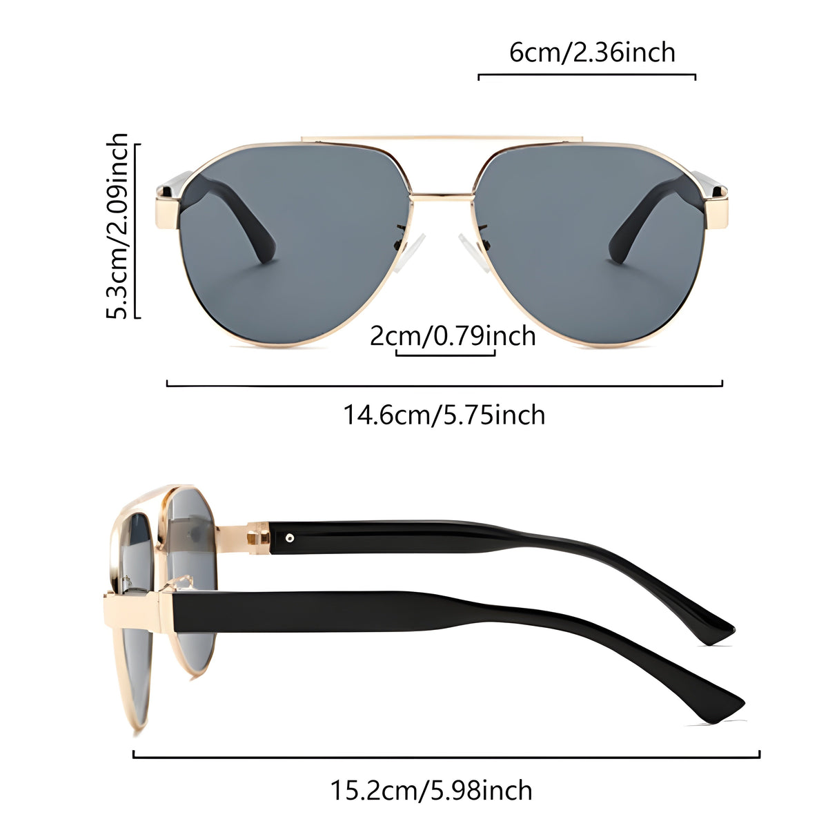 Pilot Aviator Sunglasses