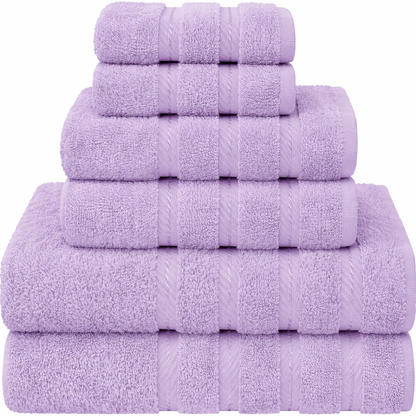 6-Piece Bath Towel Set – Soft & Highly Absorbent