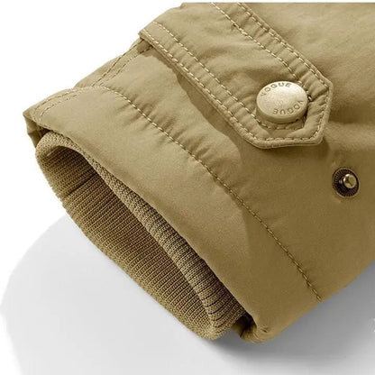 Theodore Hooded Parka | Cargo Pockets Fleece-Lined Parka