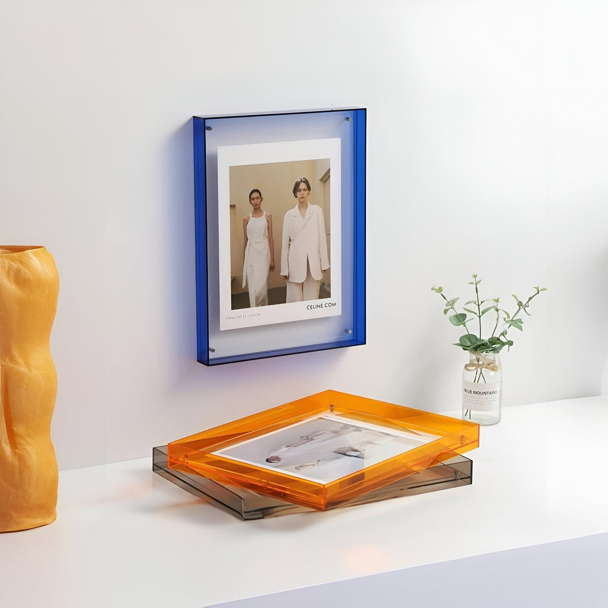 Modern Acrylic Picture Frame With Transparent Design