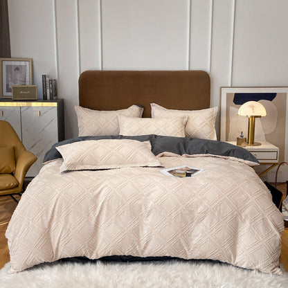 Tufted Cotton Bedding Set