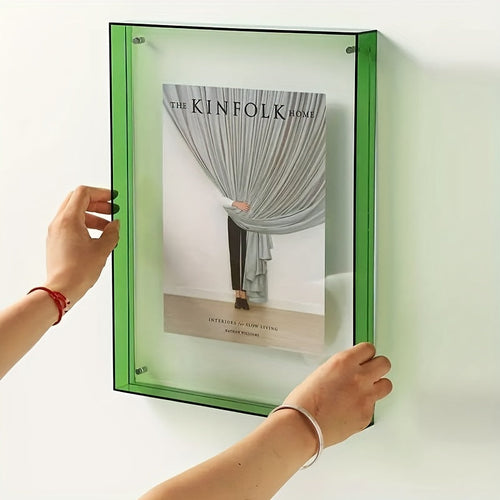 Minimalist Acrylic Photo Frame With Wall-Mounted Design