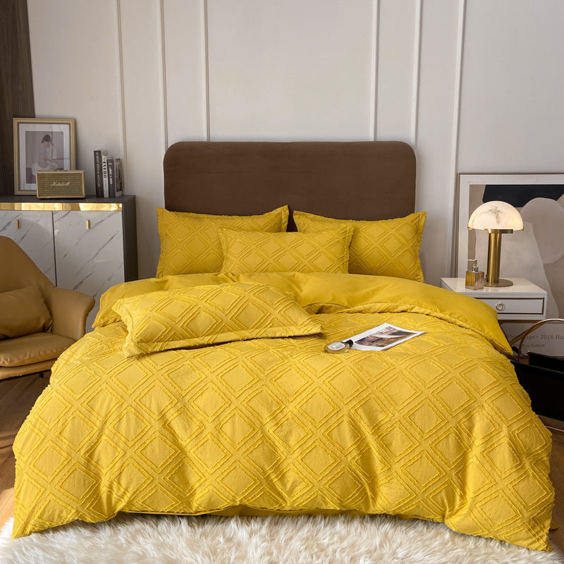 Tufted Cotton Bedding Set