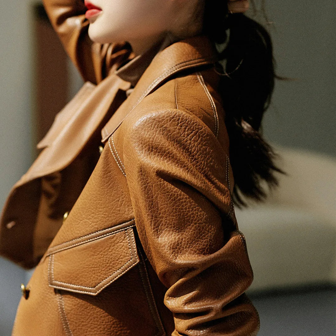 Olivia Fitted Jacket | Collared Button Front Jacket