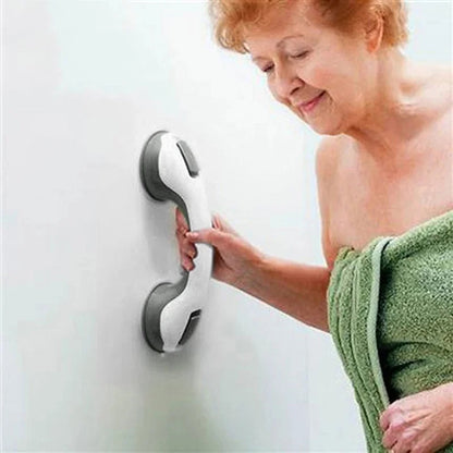 Suction Cup Grab Bar with Ergonomic Grip