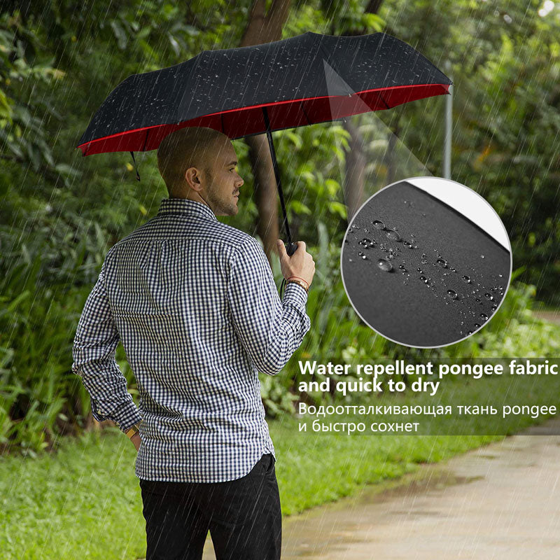 Storm-Proof Folding Umbrella – Durable Wind-Resistant Design